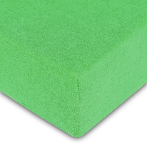 Prześcieradło Frotte 140 x 200 kol Ogórkowa Zieleń nr. 39